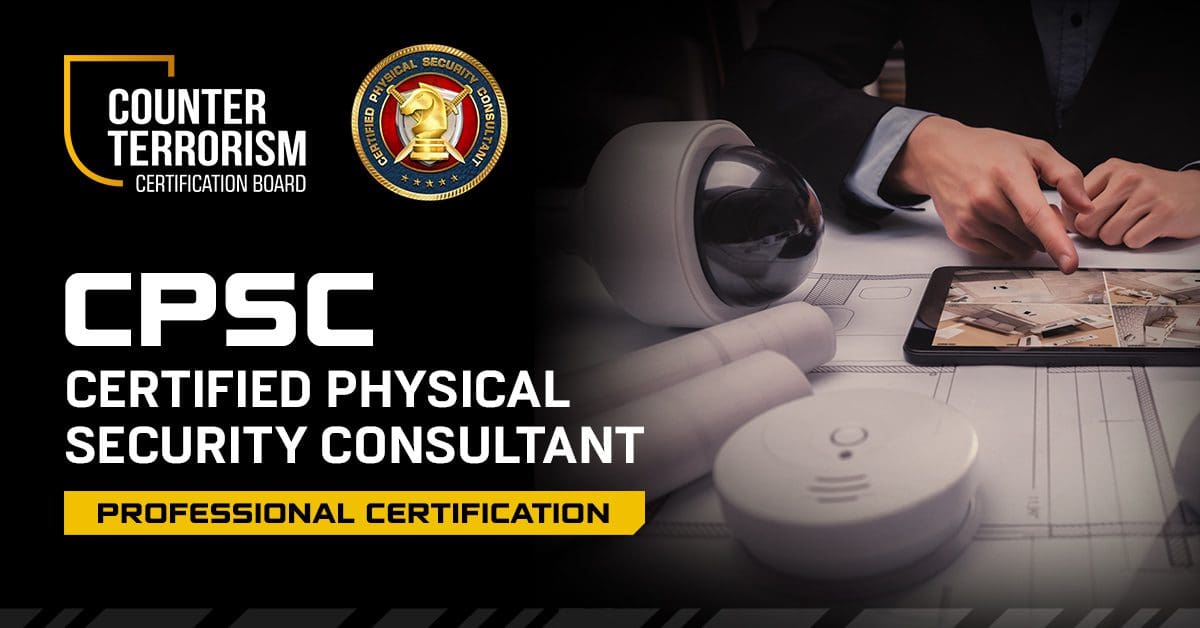 Certified Physical Security Consultant (CPSC) e-learning